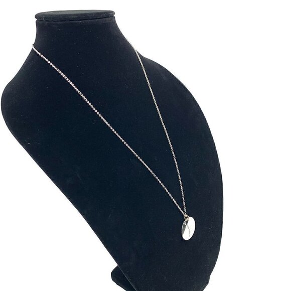 White Gold Plated Zodiac Cancer Pendant Necklace June 22-July 22 15" Drop - Picture 6 of 11